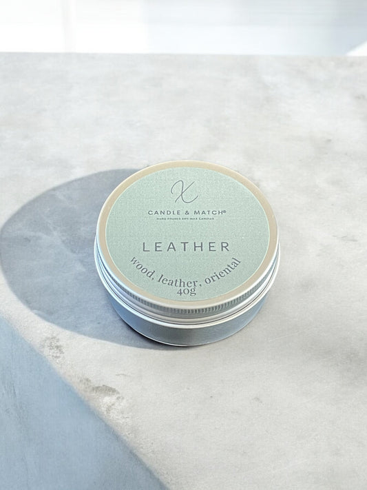 Sample candle - Leather