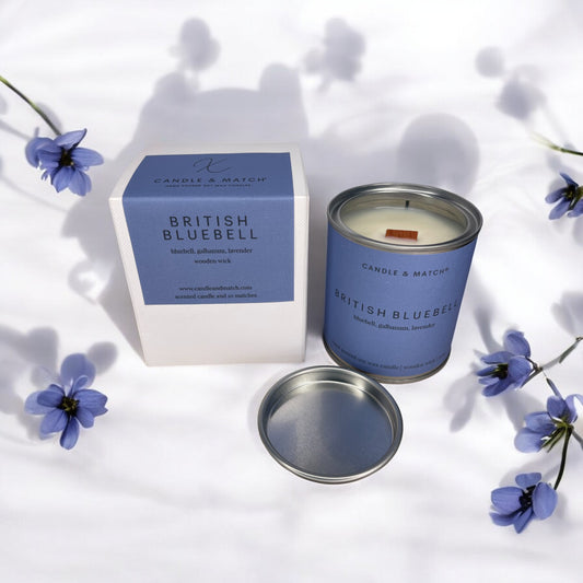 British Bluebell Wood Wick Candle