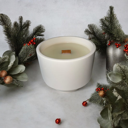 JESMONITE CANDLE - TIERED CHRISTMAS CANDLE