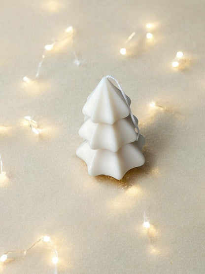 DECORATIVE CANDLE - MEDIUM IVY TIERED CHRISTMAS TREE