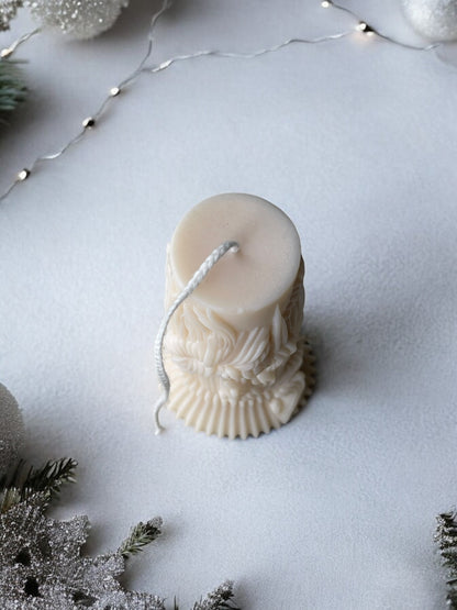 DECORATIVE CANDLE - CHRISTMAS PILLAR CANDLE