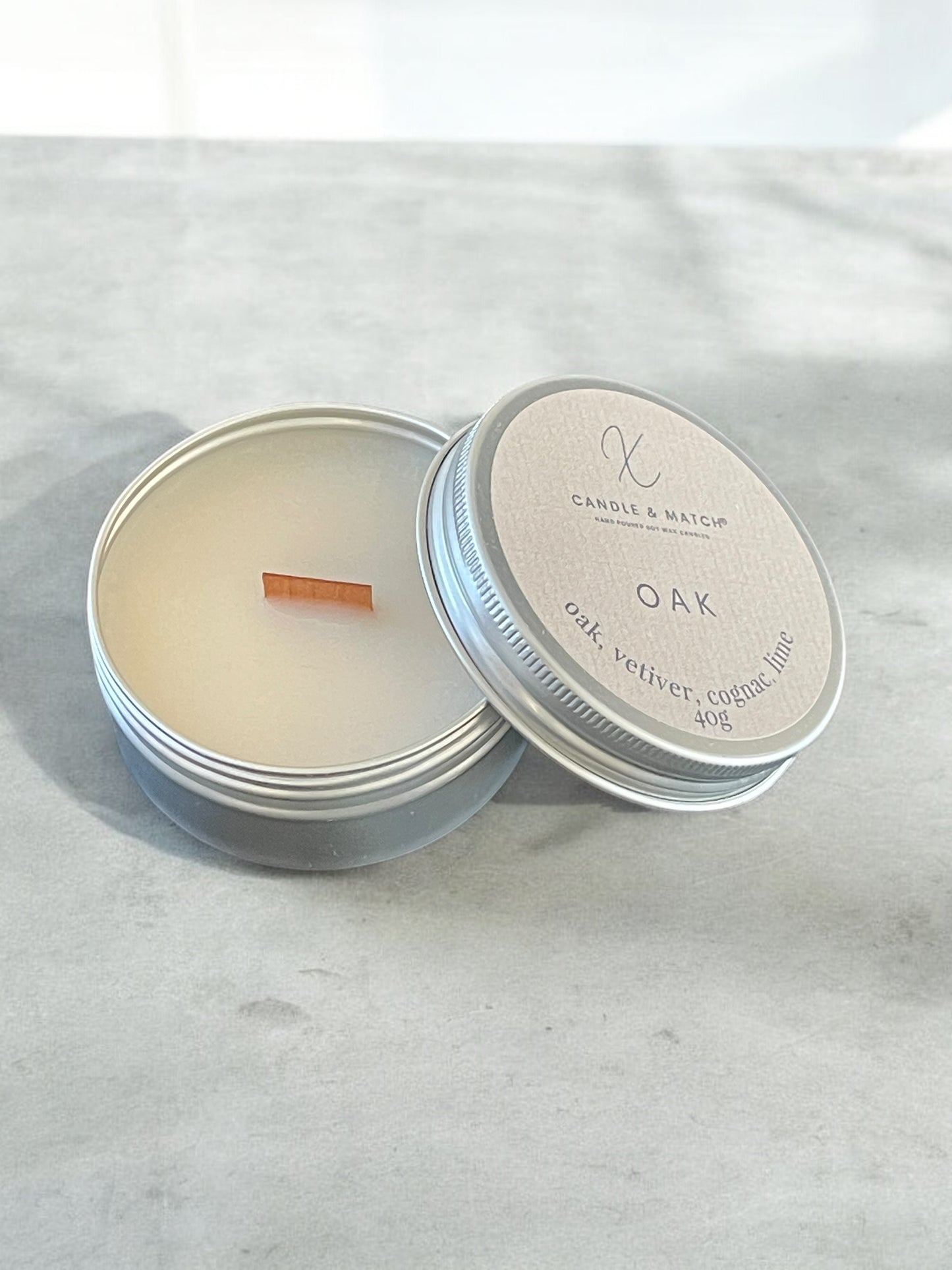 Sample candle - Oak